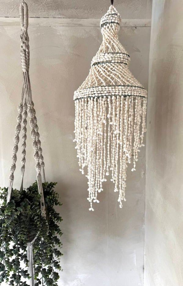 Schelpenlamp waterfall M