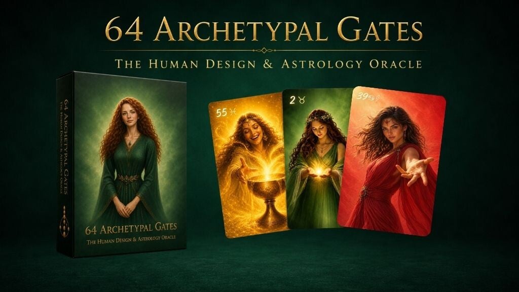 Kickstarter-EN-64-Archetypal-Gates-Human-Design-Oracle-Card-Deck-by-Dr-Beatrix-Haslinger