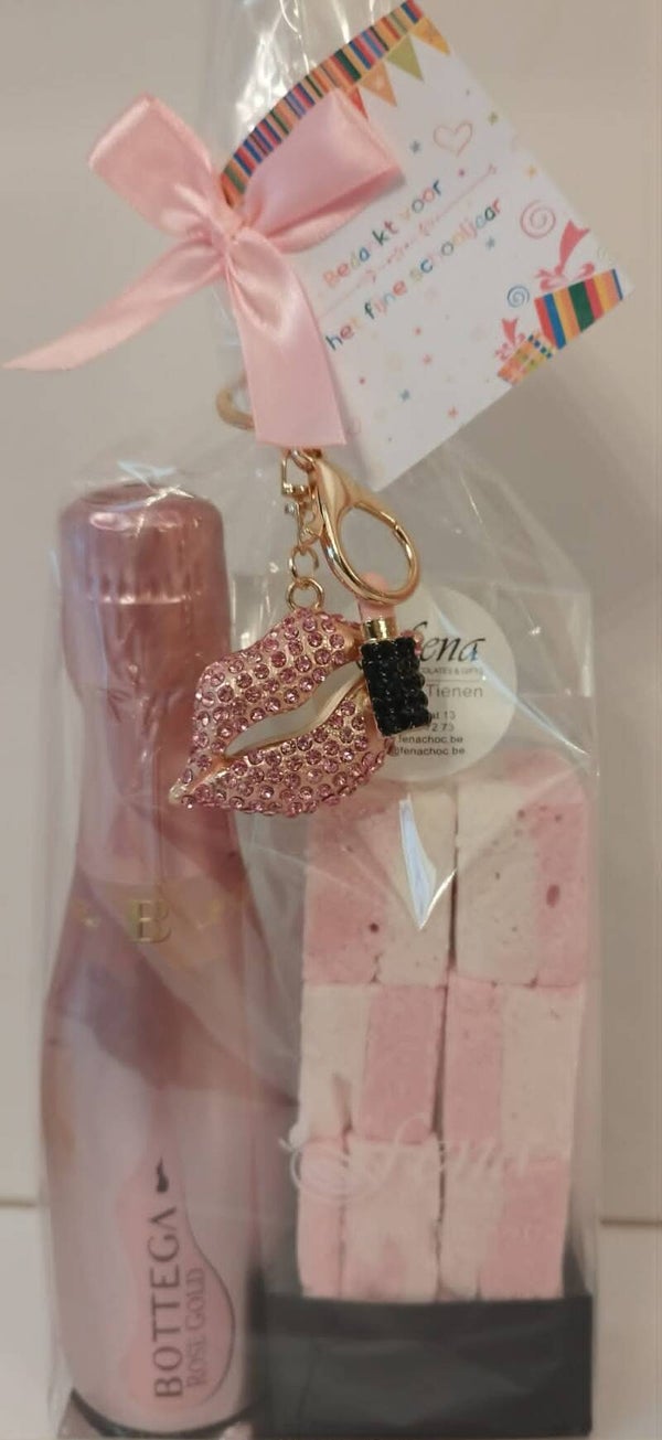 Prosecco, spekjes en een sleutelhanger