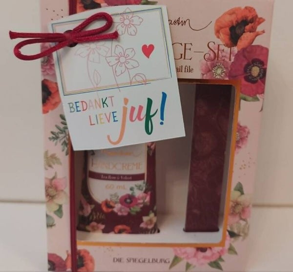 Handcreme met nagelvijl