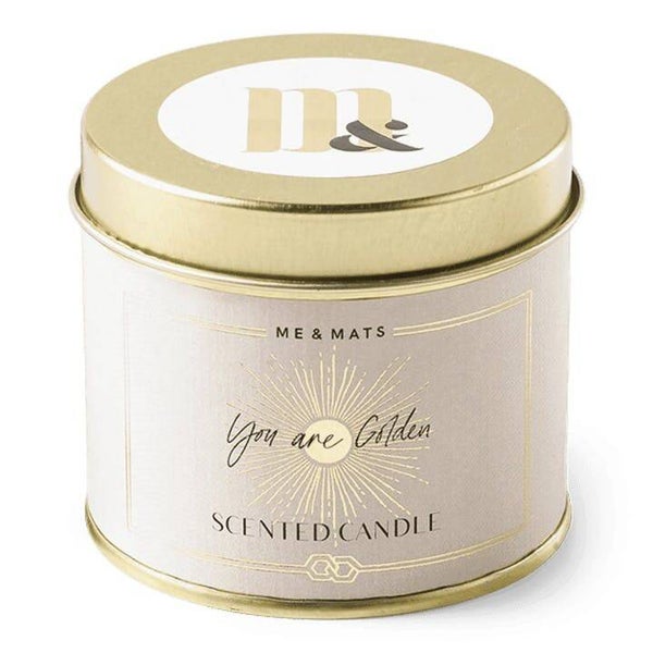 Tinnen geurkaars - You're golden