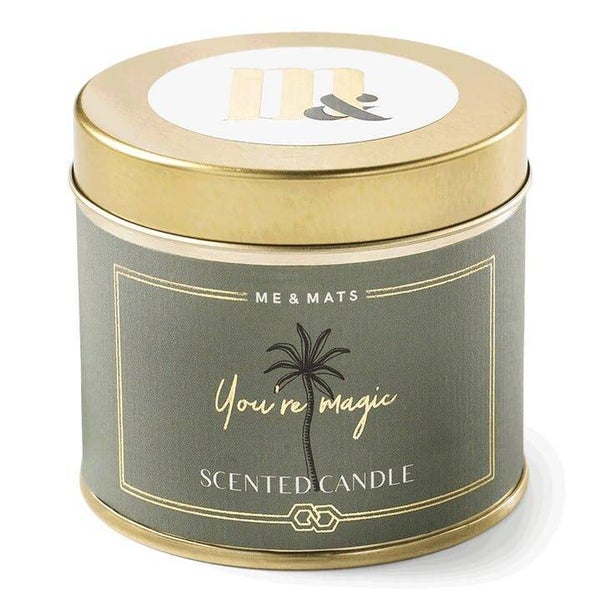 Tinnen geurkaars - You're magic