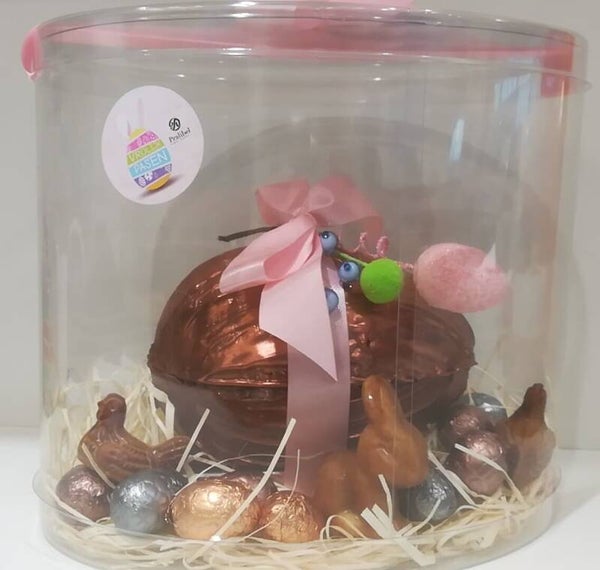 Koperen chocolade ei medium