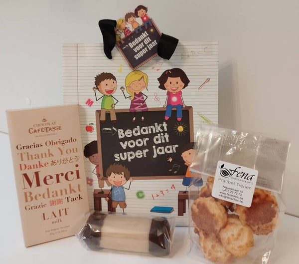 Bedankzakje voor de juf/meester