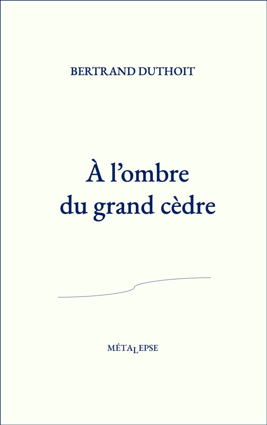 À l'ombre du grand cèdre