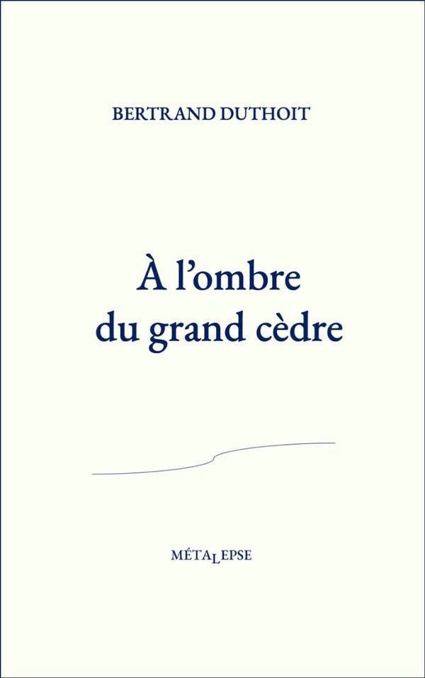 À l'ombre du grand cèdre