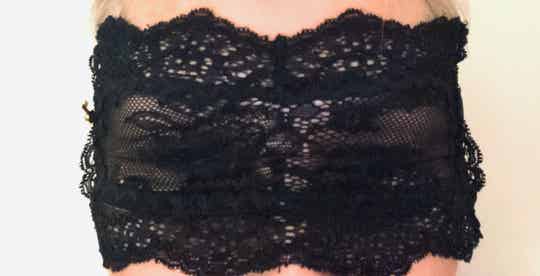 Sapph Eyemask Black Lace Giftbox