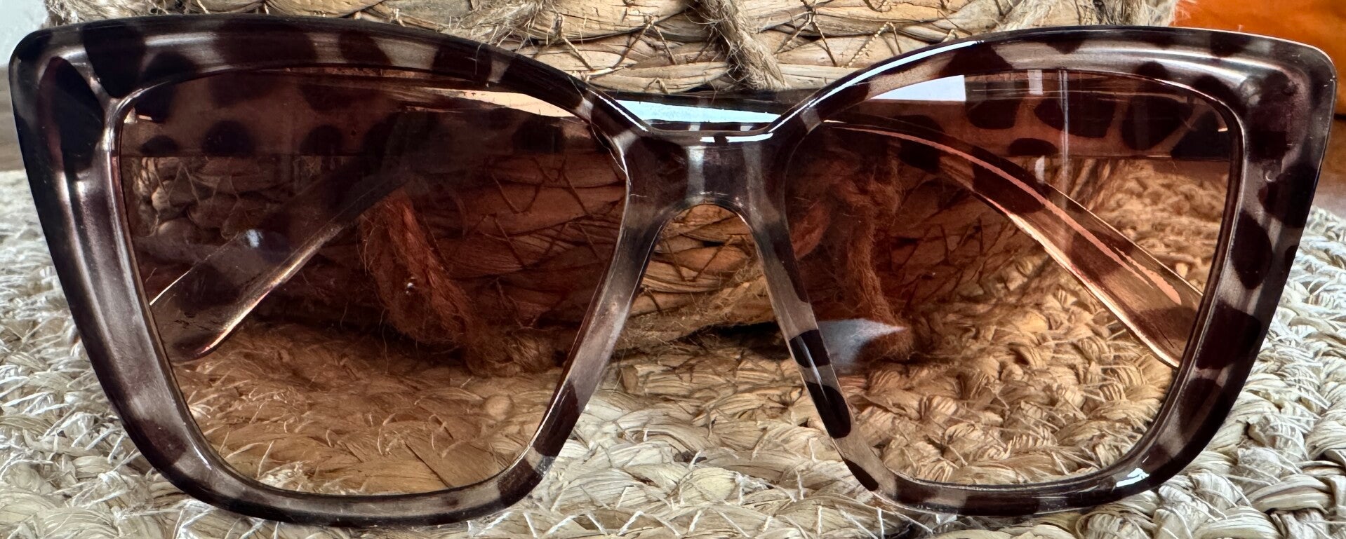 Bruine Zonnebril Leopard