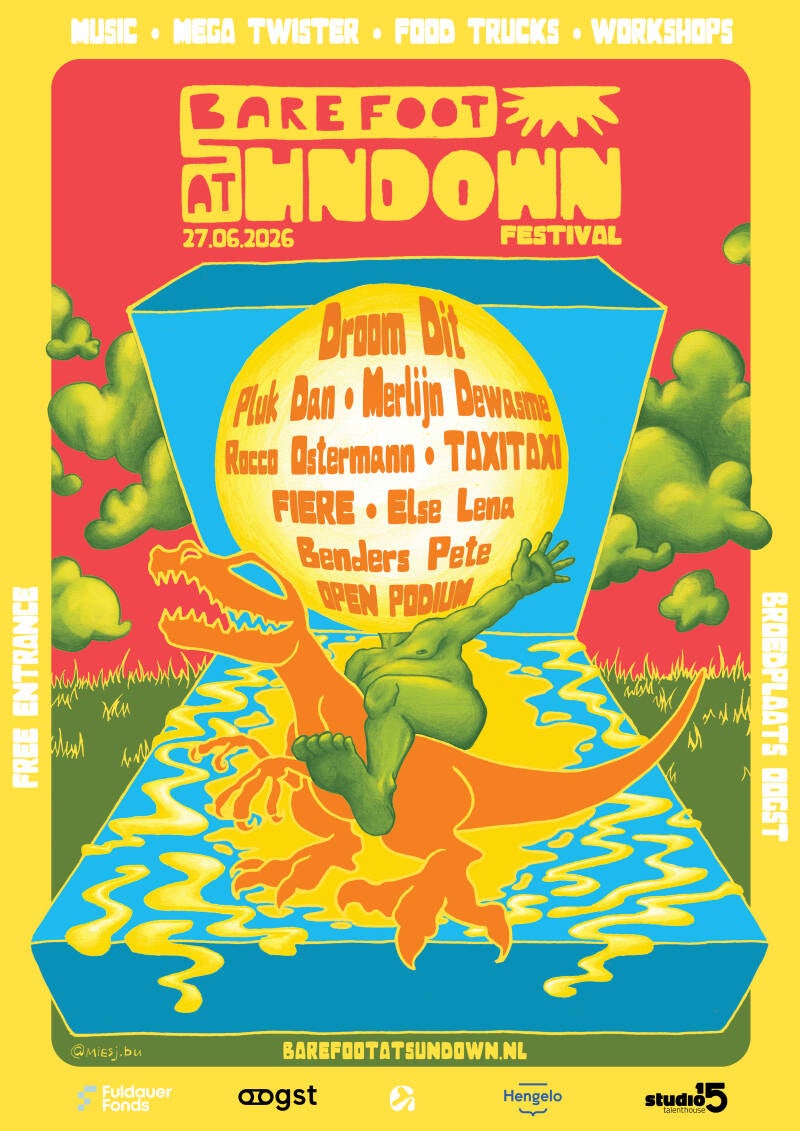 Festival Poster for Barefoot at Sundown festival 2026
