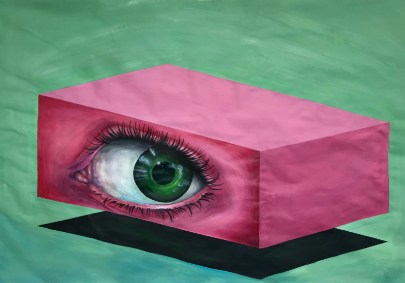 Acrylic Paint on Paper, 70 cm x 100 cm 