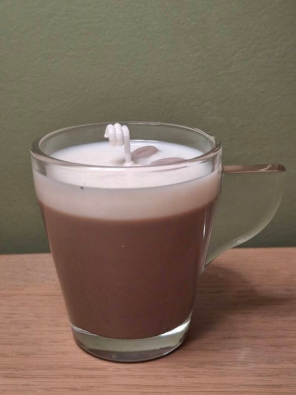 Kopje koffie kaars 6-8€