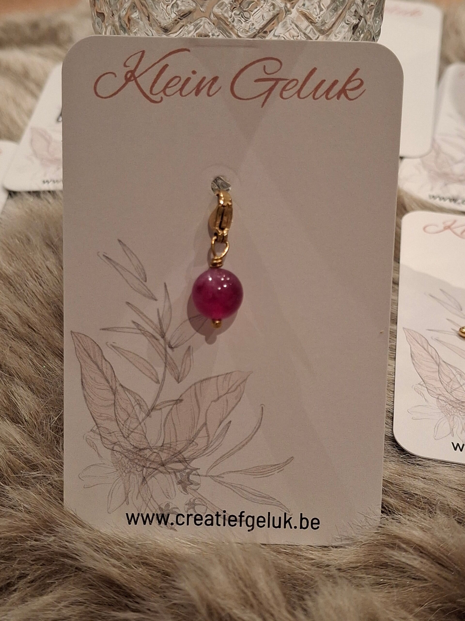 Jade bedel: Stainless steel gold-plated