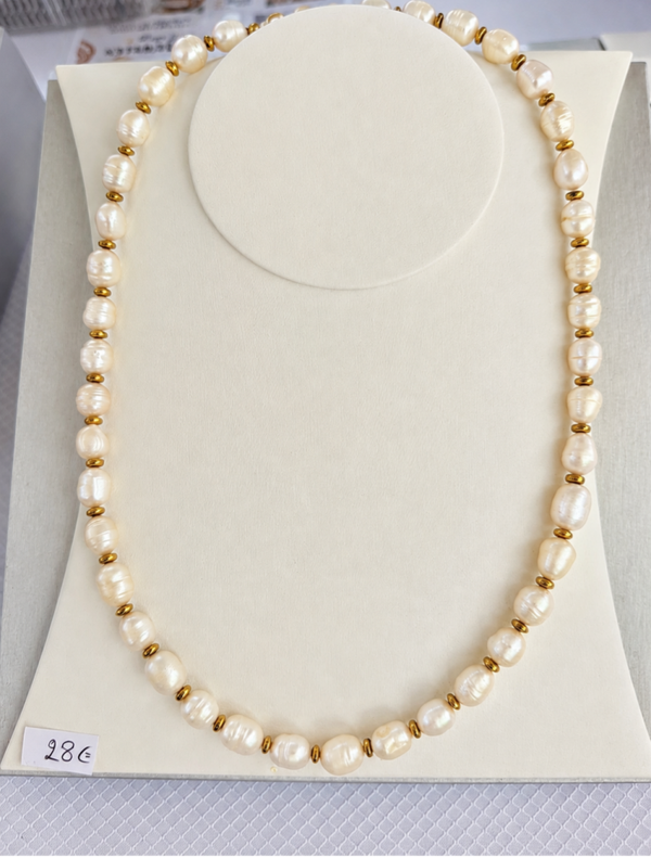 Luxe ketting van zoetwaterparels