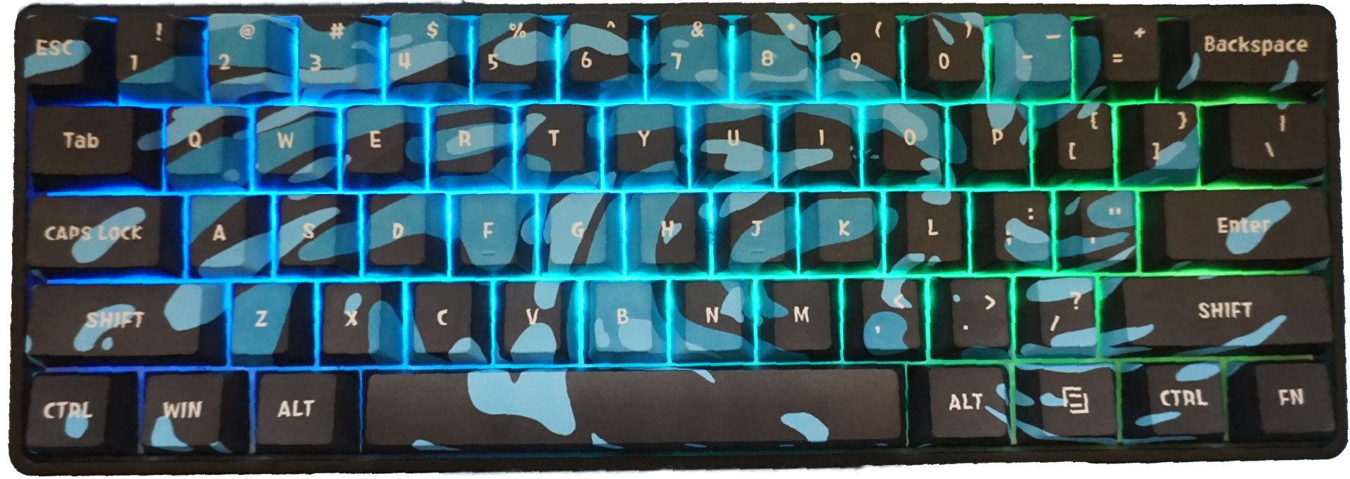 Toetsenbord Swirl Blauw