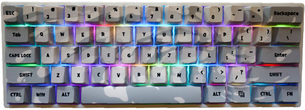 Swirl Wit Toetsenbord