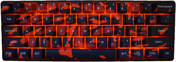 Toetsenbord Swirl Rood