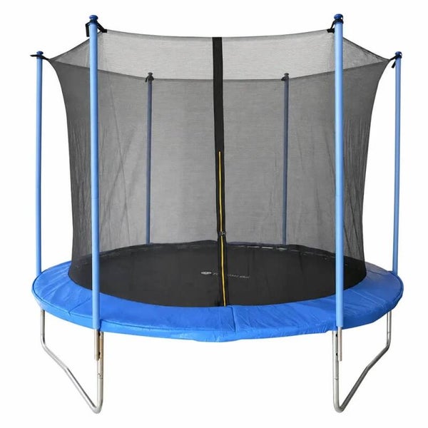 Cama elástica con escalera