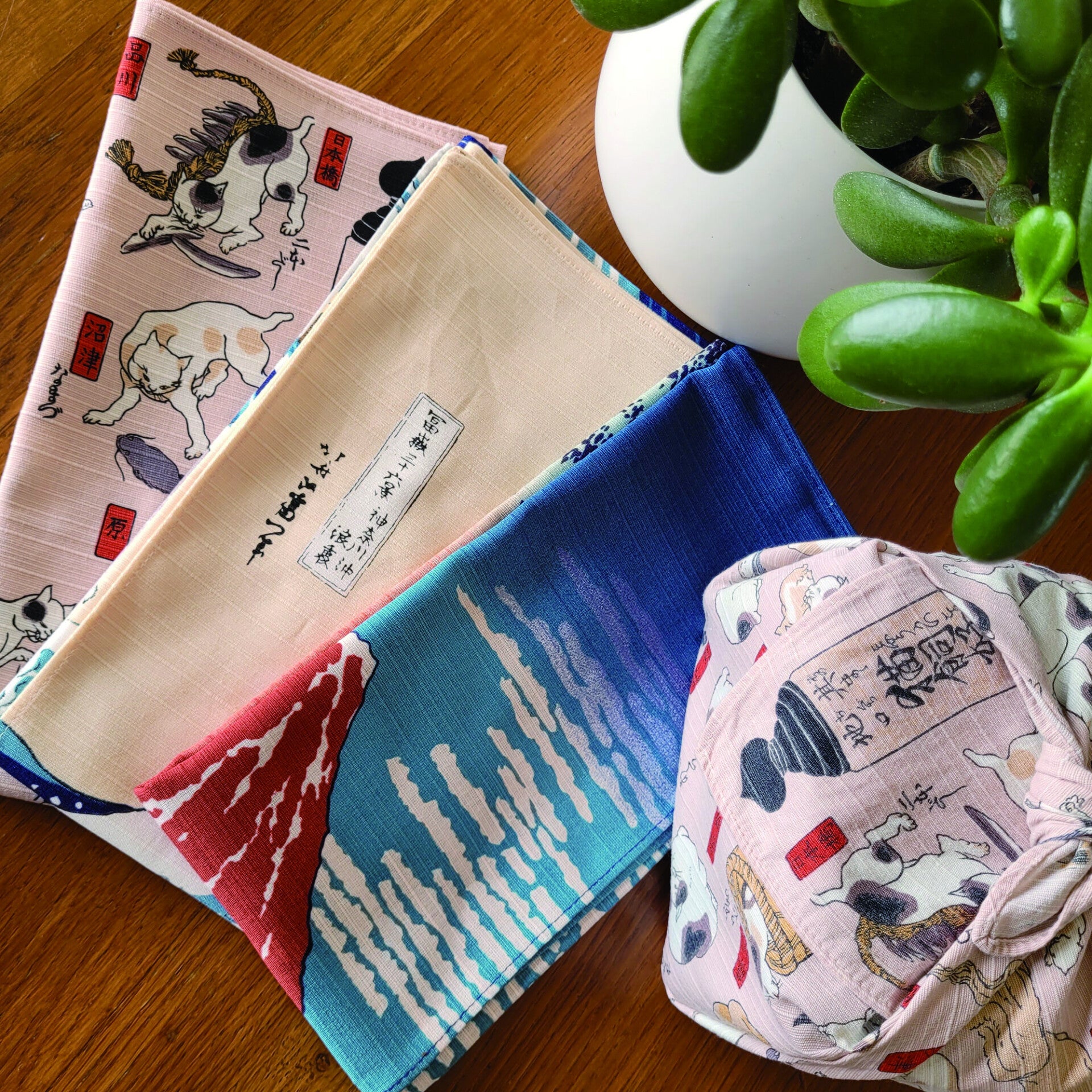 Japanese Furoshiki Wrapping Cloth Bandana Reusable Gift Wrap