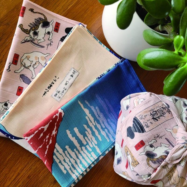 Japanese Furoshiki Wrapping Cloth Bandana Reusable Gift Wrap