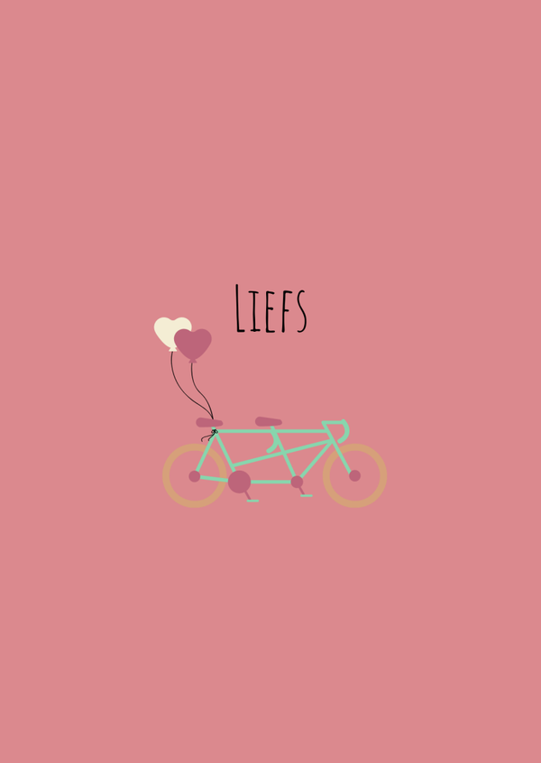 Liefs fiets- Meeleven