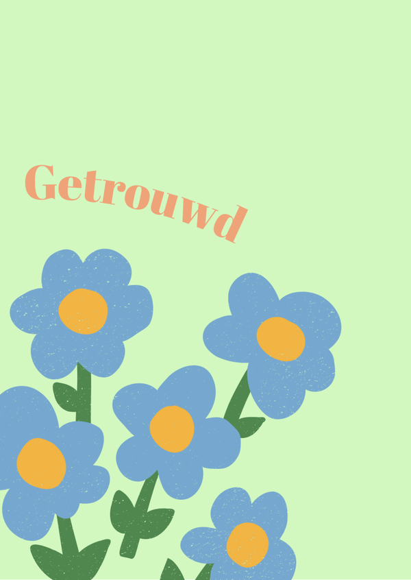 Getrouwd- bloemen