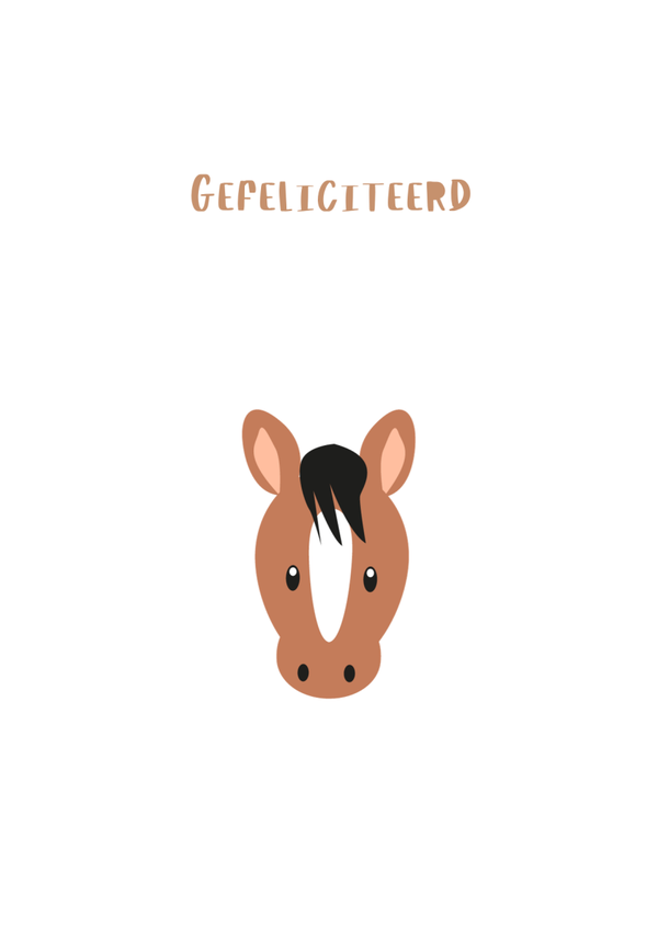 Gefeliciteerd- paard