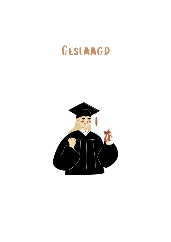 Geslaagd- meisje