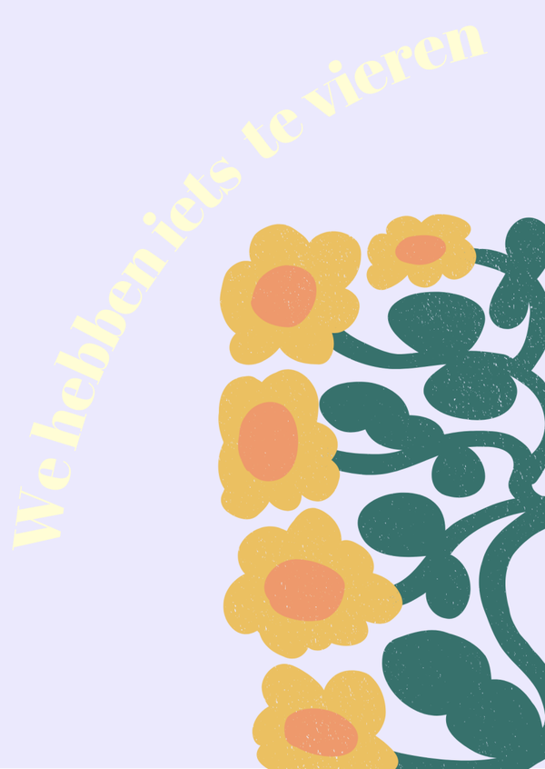 We hebben iets te vieren- bloemen