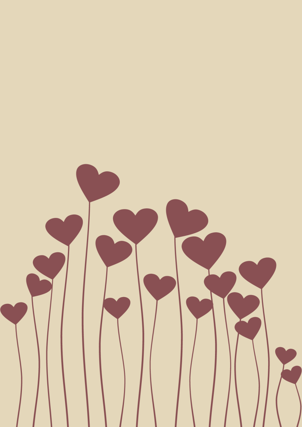 Hartjes gras- huwelijk