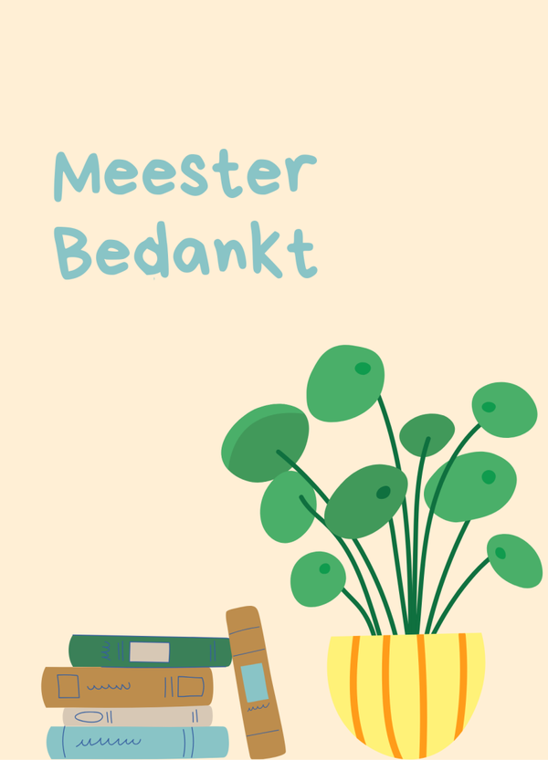 Meester bedankt- nieuw
