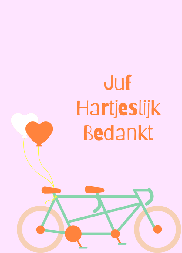 Juf Hartjeslijk bedankt- nieuw