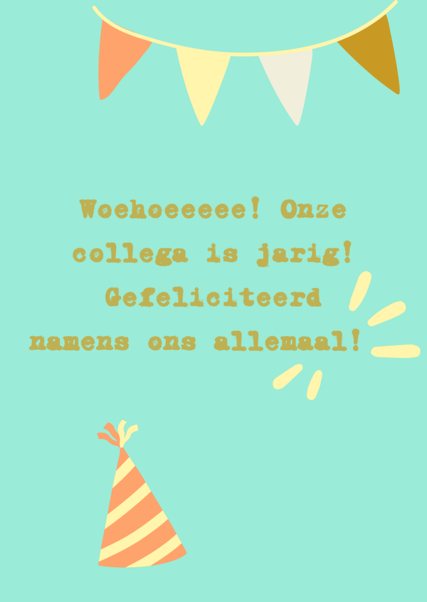 Collega- verjaardag