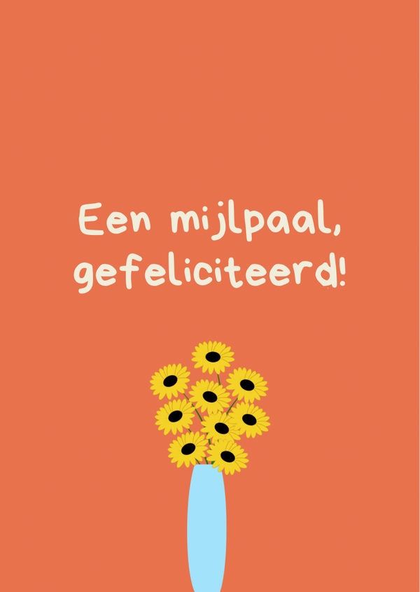 Mijlpaal- Jubileum