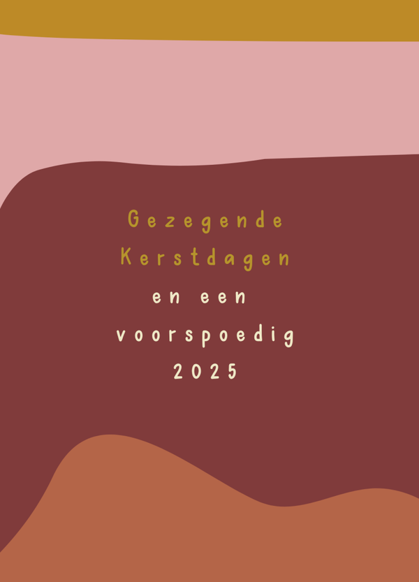 Gezegende kerstdagen- Kerst