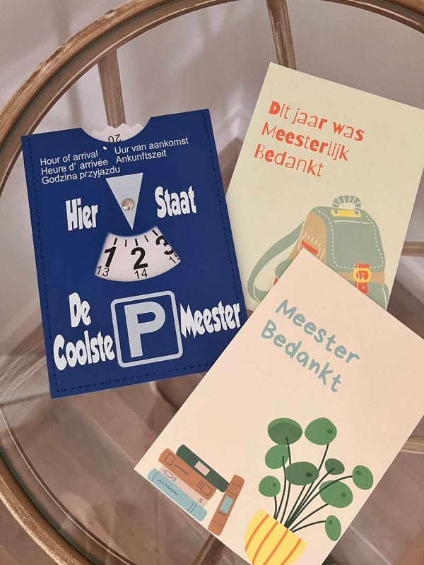 Kaart meester + parkeermeter