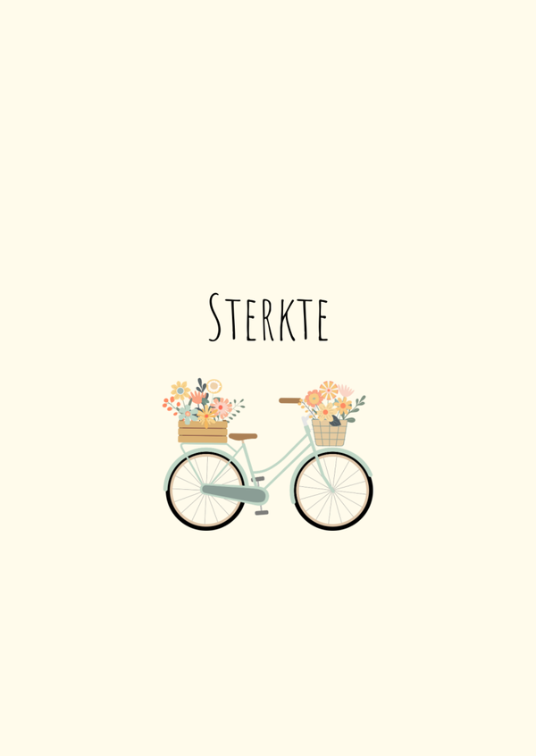 Sterkte- fiets beige