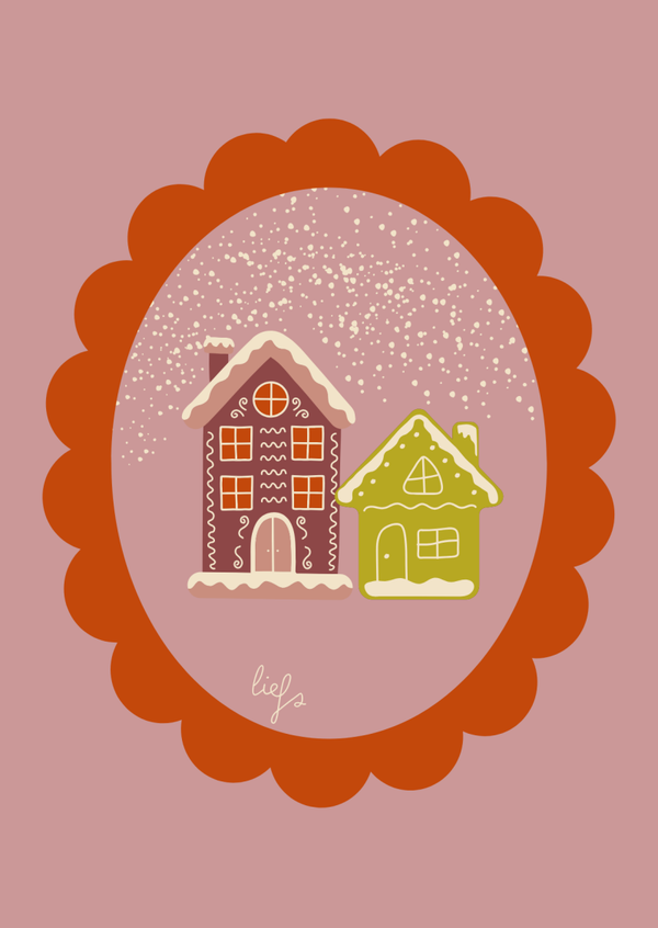 Sneeuwhuisjes liefs- Kerst