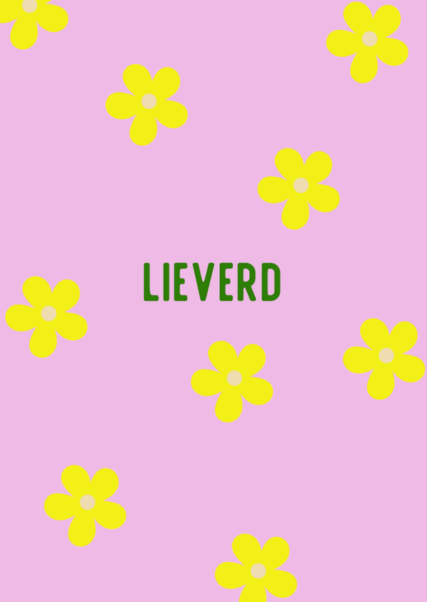 Lieverd- bloem geel