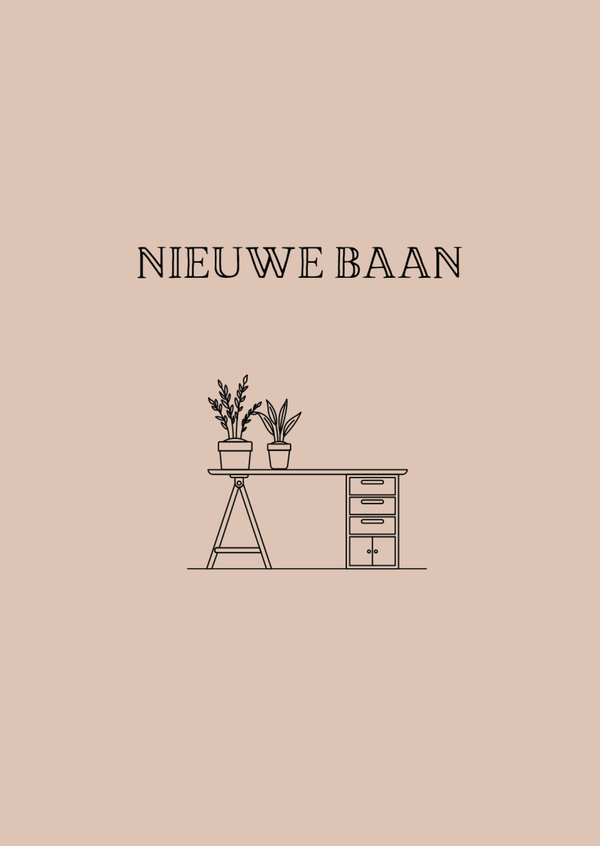 Nieuwe baan- bureau