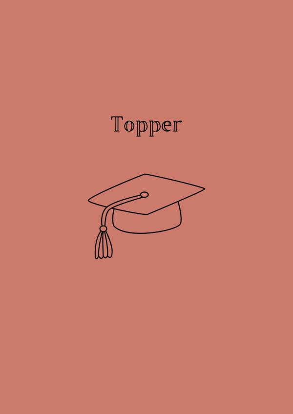 Topper- geslaagd pet