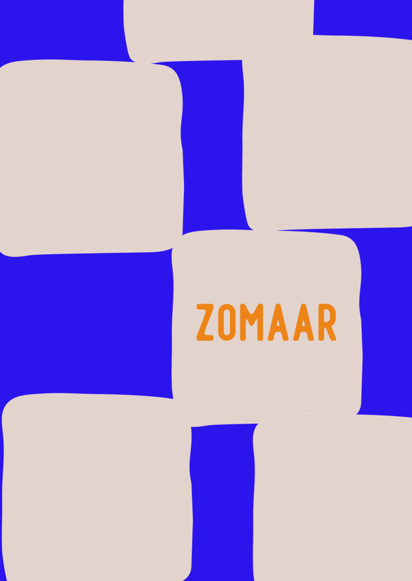 Zomaar- blauw grjis