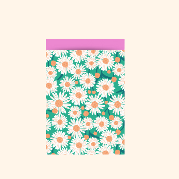 Cadeauzakje bloem- 5 stuks (17x 25 cm)