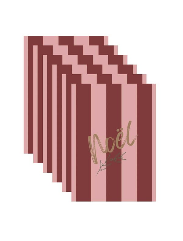 Noël- Set van 6 kaarten