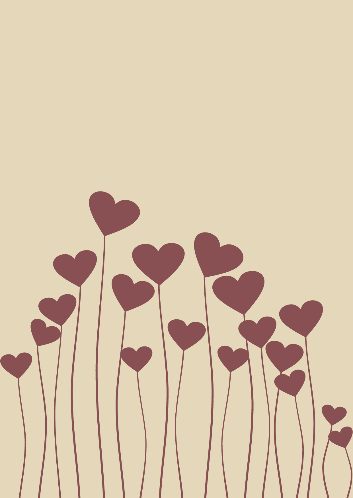 Hartjes gras- huwelijk