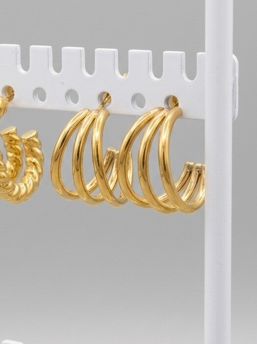 Pendientes triple