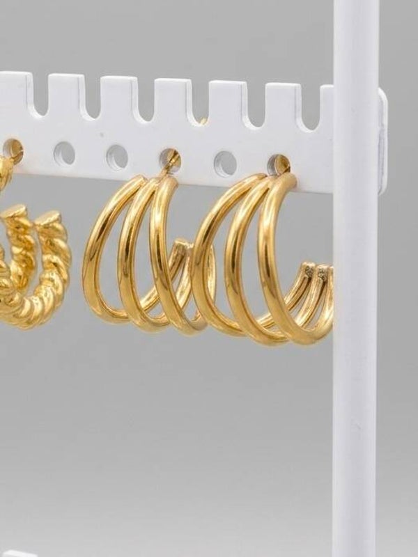 Pendientes triple