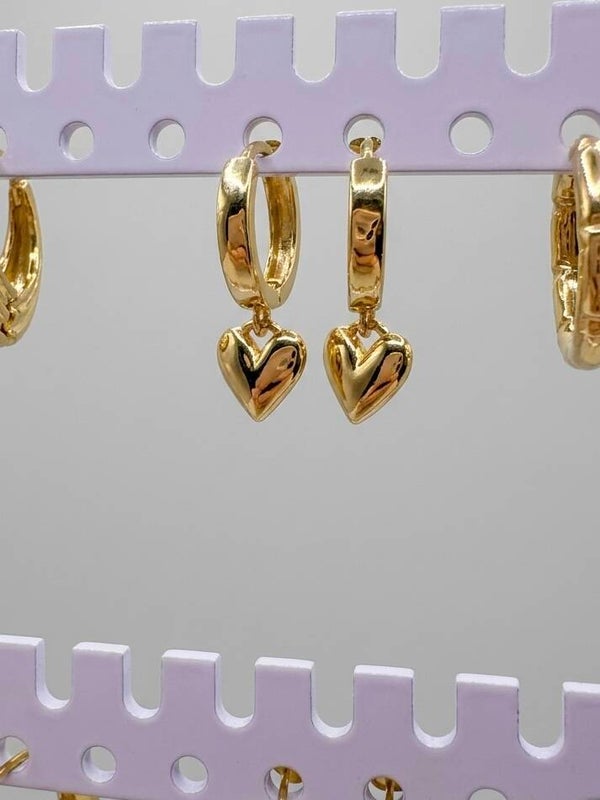 Pendientes corazón