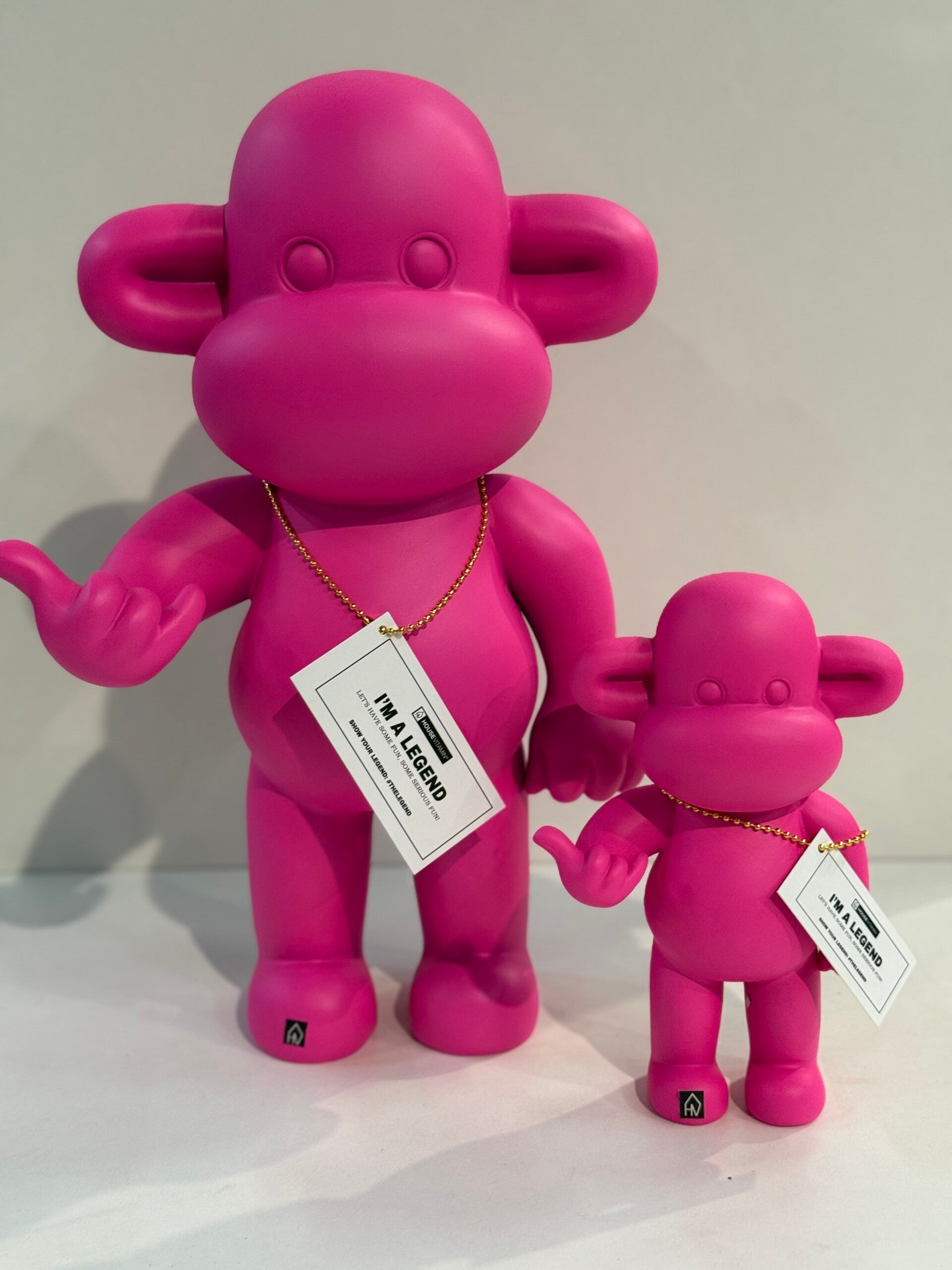 Housevitamin - Aap hang loose roze XL