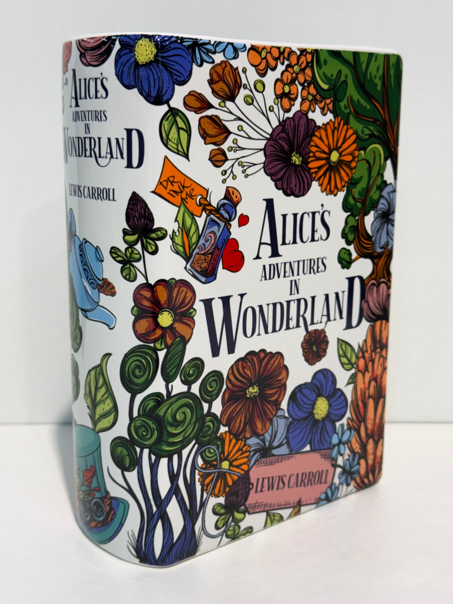 Boek Vaas - Alice in Wonderland - B11.5