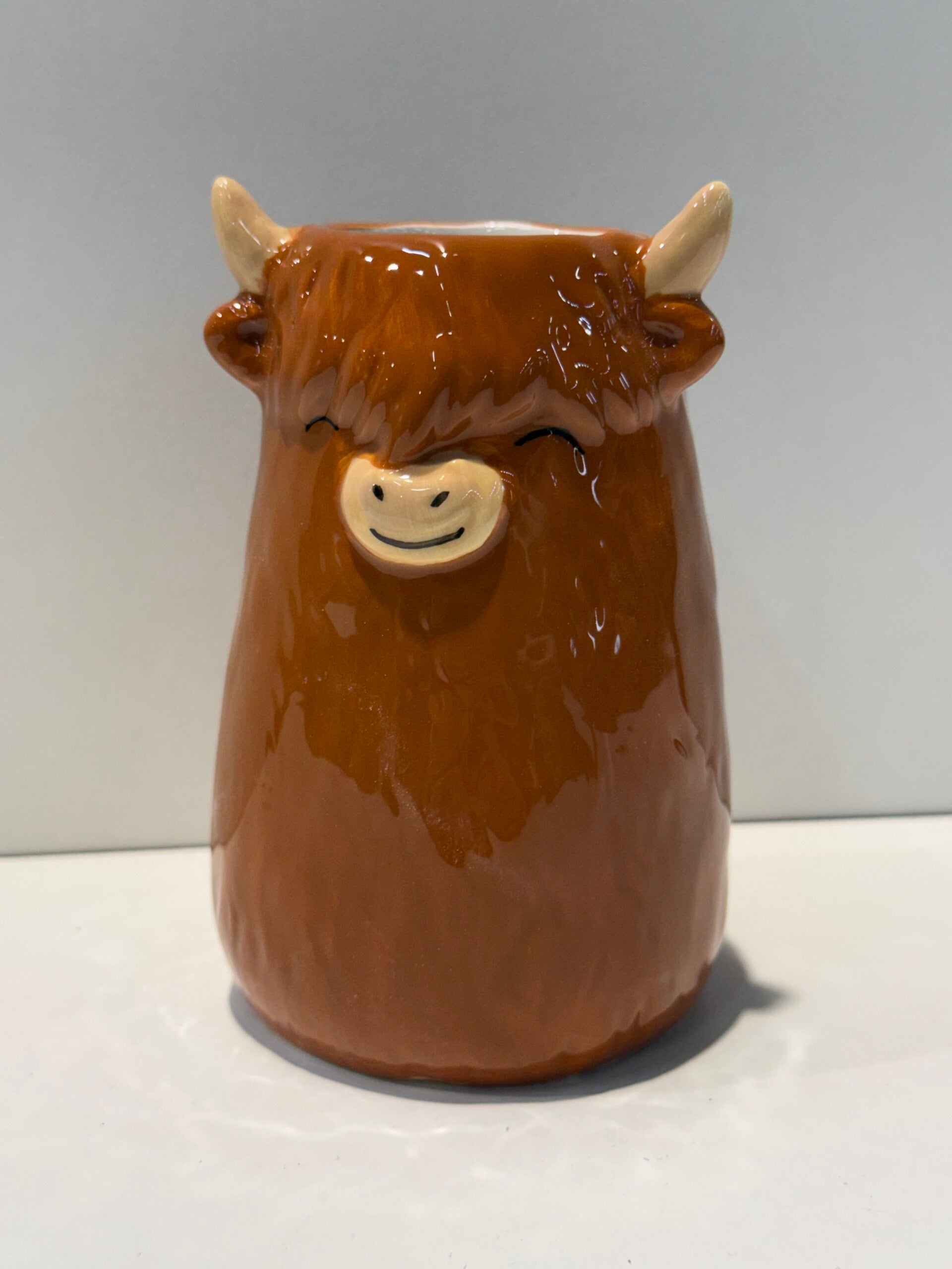 Sass & Belle - Mini Vaas - Hoogland koe - C22.2